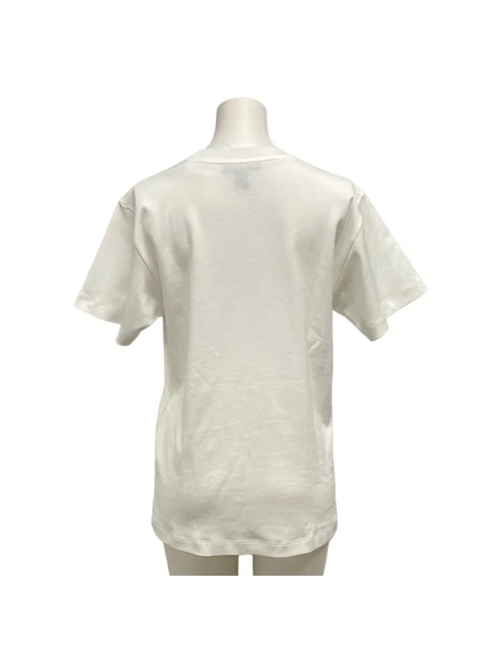 Louis Vuitton Short Sleeve T-Shirt White Logo Cotton XS